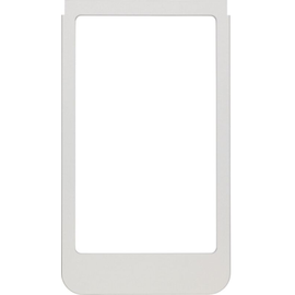 13202184 Berker Designrahmen rund, große Ausführung Aluminium eloxiert Produktbild front M