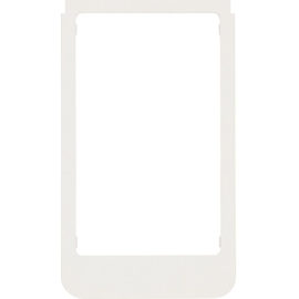 13206089 Berker Designrahmen rund, große Ausführung polarweiß matt Produktbild front M