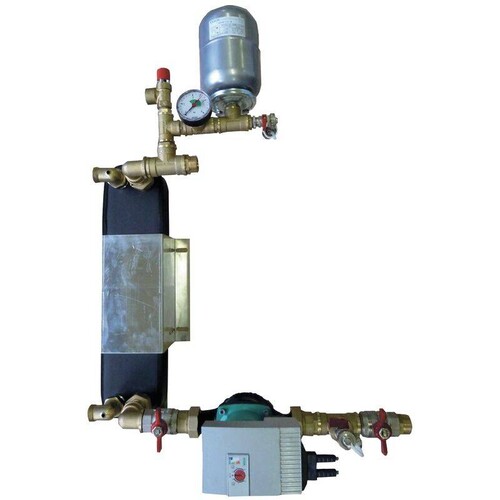 191454 IDM Sicherheitstauscherset 10-13 kW kupfergelötet Produktbild Front View L