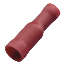 260440 Haupa Rundsteckhülse rot, isoliert 0,5-1,0mm2 / 4mm PVC Produktbild