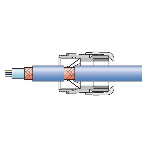 53112650 LAPP EMV Verschraubung M32x1,5 SKINTOP Messing 11,0-21,0mm Produktbild Front View L