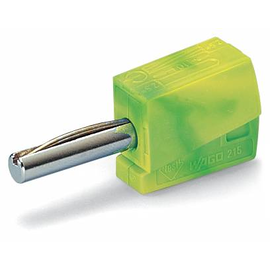 215-911 Wago Bananenstecker ge/gr 4mm Produktbild