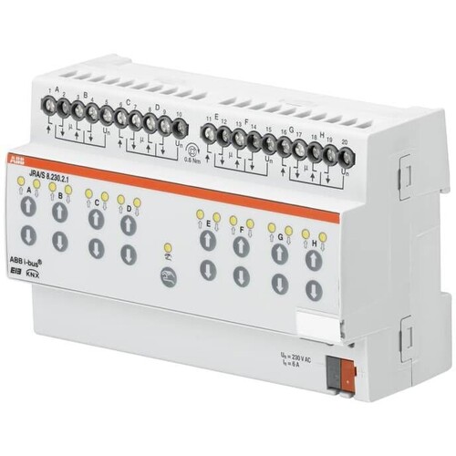 JRA/S 8.230.2.1 ABB KNX Jalousie- Roll- Ladenaktor m.manu.Bedienung 8-F Produktbild