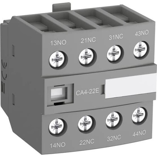 1SBN010140R1022 ABB CA4-22E Hilfskontakt block für Schütze AF26...AF38..-30-00 Produktbild Front View L