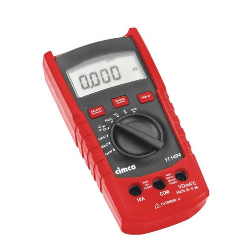 111404 CIMCO Digitales Multimeter Produktbild Front View L