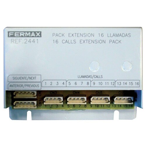 F2441 Fermax Erweiterungsmodul 16 Rufe Produktbild Front View L