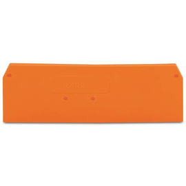 281-335 Wago Abschlussplatte orange Produktbild