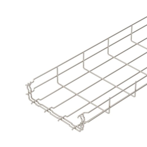 6001076 OBO Gitterrinne Magic GRM 55/200 V2A Edelstahl 55x200x3000mm Produktbild