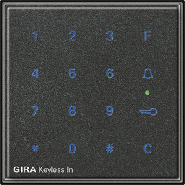 260567 Gira Keyless In Codetastatur TX_44 anthrazit Produktbild