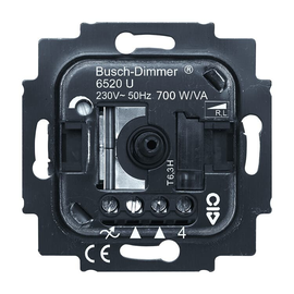 6520U Busch-Jaeger Dimmereinsatz 200-1000W Produktbild front M