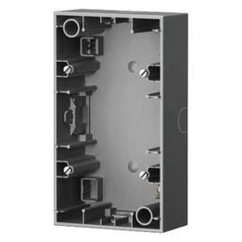 10427004 Berker Aufputz-Gehäuse 2-fach K1 Edelstahl Produktbild front M