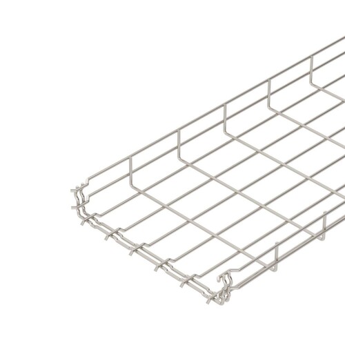 6001078 OBO Gitterrinne Magic GRM 55/300 V2A Edelstahl 55x300x3000 Produktbild