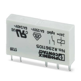 2961105 PHOENIX REL-MR- 24DC/21 STECKB. MINIATURRELAIS 1WE 24VDC 6A Produktbild