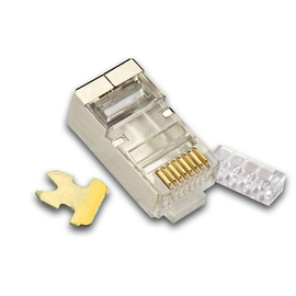 MOD 8-8 GS Cat6 Wirewin Modular Stecker RJ45 geschirmt mit Führungskamm Produktbild