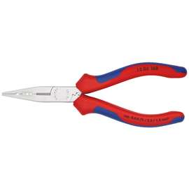 1305160 Knipex Verdrahtungszange 160mm verchromt 0,5-0,75/1,5/2,5 Produktbild