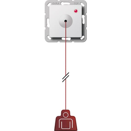 291203 Gira Zugschalter reinweiss System 55 Produktbild