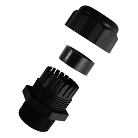 POWTL 20 ISO E-TERM EExe Dichtver- schraubung RAL 9005 schwarz KB 10-14mm Produktbild front M