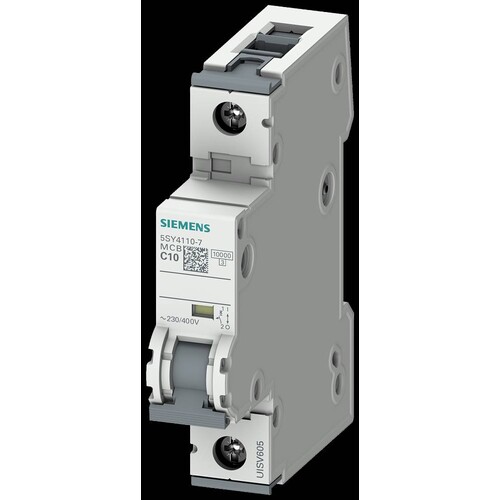 5SY4110-7 SIEMENS LS-SCHALTER C10A 1POLIG 10KA Produktbild