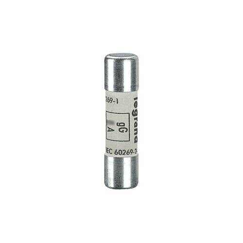 013310 LEGRAND Zylinder Sicherungen 10mmx38mm 10A tragflink Produktbild