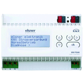 ELS70140 Elsner KNX PS640 m.Display Spannungsversorgung m. 24V Hilfsspannung Produktbild front M