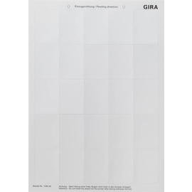 109000 GIRA Beschriftungsbogen 38x54mm Produktbild
