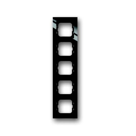 1725-281 Busch-Jaeger Rahmen 5-fach axcent schwarz Produktbild
