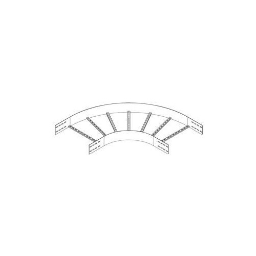 97081 PUK WPLB-150-30F Bogen 90° für Weitspannkabelleiter Produktbild Front View L