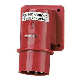 AM 330 MENNEKES Phasenwender Aufbau- gerätestecker 5x32A 6H IP44 400V Produktbild front M