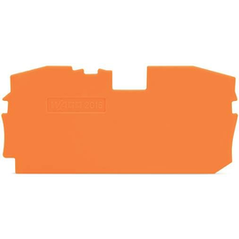 2016-1292 Wago Abschluss-Zwischen- platte orange Produktbild