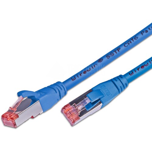 PKW-PIMF-KAT6 0.5 BL Wirewin Patchkabel 0,5m Cat6 RJ45 Blau Produktbild