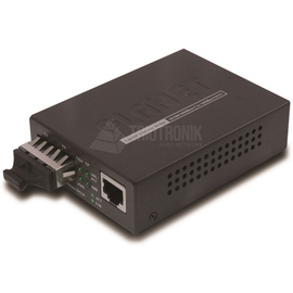 GT-802 Planet LWL-Converter 1000 Base-FX (SC) 10/100/1000MB Multimode Produktbild front M