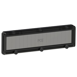 900618S Pc-Electric Klappfenster 18TE für Sicherungen IP66/67 schwarz Produktbild