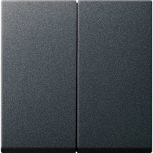 026628 GIRA Serienwippen mit Set IP44 System 55 anthrazit Produktbild Front View L
