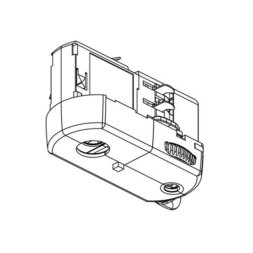 208-19130696 Molto Luce GS69 Adapter grau Produktbild Front View L