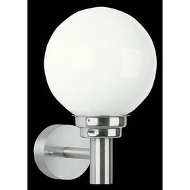 690227 Albert Leuchten Wandleuchte edelstahl opal max.75W E27 AGL, Produktbild front M