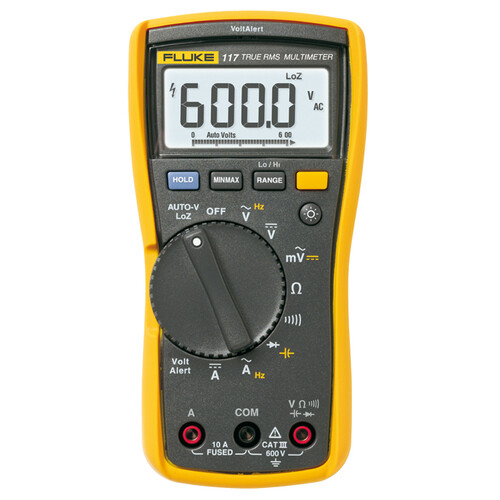 117 Fluke Echteffektiv-Multimeter Produktbild Front View L