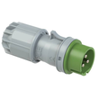 093-4v PCE CEE-Stecker 3x32A 3-polig grün 4h 24/42VAC 100-200Hz IP44 Twist Produktbild front S