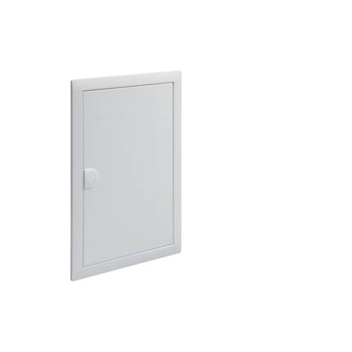 VZ102N Hager Blendrahmen m. Tür 2-reihig RAL9010 Produktbild Front View L