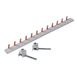 BS9 3/57 Stotz Phasenschiene 10mm L1/L2/L3 3pol Stift 1m Produktbild front M