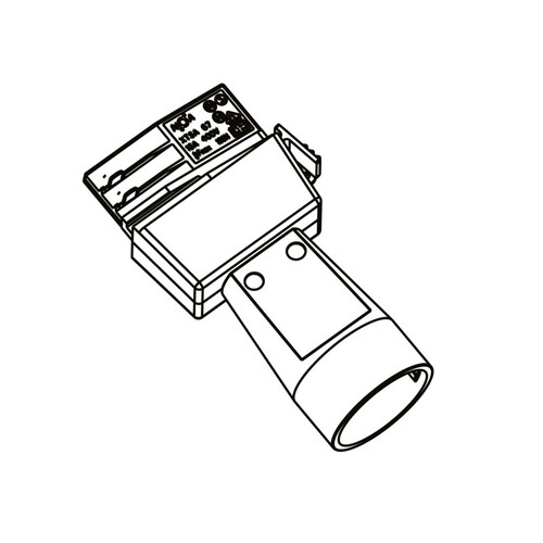 208-19130678 MOLTO Schuko-Adapter XTSA67 3PH. weiß Produktbild Front View L