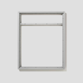 116859 Siedle KR 611-5/4-0 SM Kombirahmen silber-metallic Produktbild