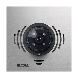 581.234.0 Elcom TCM-500 Kamera + Türlautsprecher Modesta Edelstahl Matt Produktbild