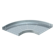 7001290 OBO RB 90 640 FS Bogen 90° 60x400 St, horizontal, runde Bauform Produktbild front S