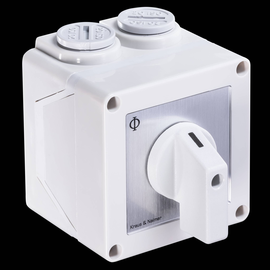 CA10 A204-PFL1 K&N Ausschalter 1-polig mit Rückzug 20A 5,5kW IP65 M20x1,5 Produktbild front M