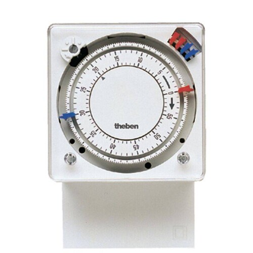 1790008 THEBEN  Analoge Zeitschaltuhr Wandmontage 60 Minuten 230VAC Produktbild Front View L