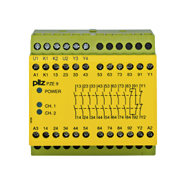 774150 Pilz PZE 9 24VDC 8n/o 1n/c Sicherheitsrelais Produktbild