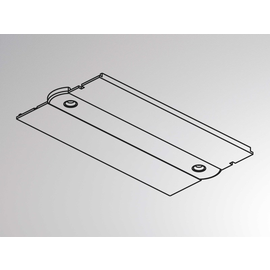 208-19172103 Molto Luce Abdeckplatte weiss für Einspeisung Produktbild