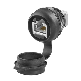 1018790000 WEIDMÜLLER IE-FCM-RJ45-L FrontCom Micro RJ45 Kupplung Produktbild front M