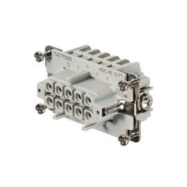 1745770000 Weidmüller Buchseneinsatz HE10 HDC-HE-10BZF 10P Zugfederanschl. Produktbild front M