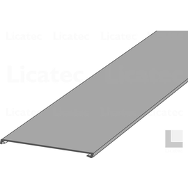 5513-1 Licatec Deckel 80mm zu Verdrahtungskanal RAL7030 grau Produktbild